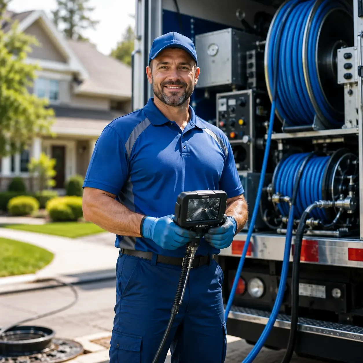 Local outdoor drain cleaning specialists in La Fontaine, IN